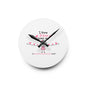 Acrylic Wall Clock — "I Know Jesus Loves Me" Cute Pink Faith Kids' Wall Clock