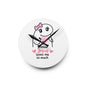 Acrylic Wall Clock — "I Know Jesus Loves Me So Much" Cute Faith Decorative Clock