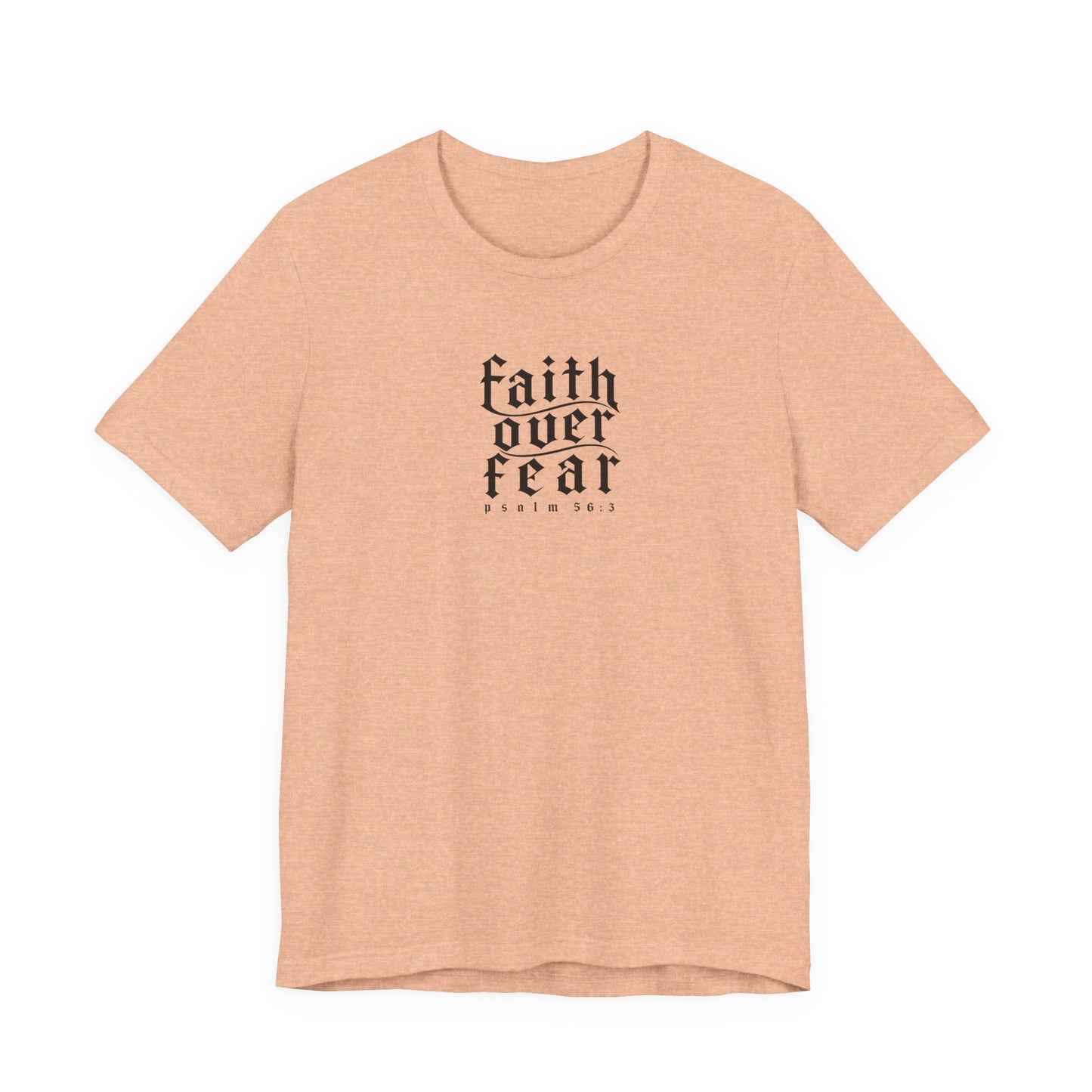 Faith Over Fear Tee — Christian Cross Graphic T-Shirt