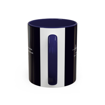 Christian faith gift  Coffee Mug — 'Tetelestai' Cross Design with Isaiah 12:2 Scripture (11/15oz Accent Mug)