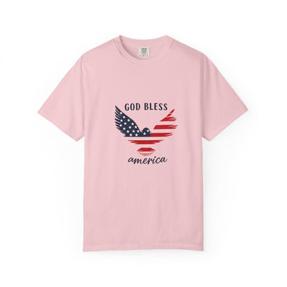 God Bless America Eagle T-Shirt — Patriotic USA Flag Tee