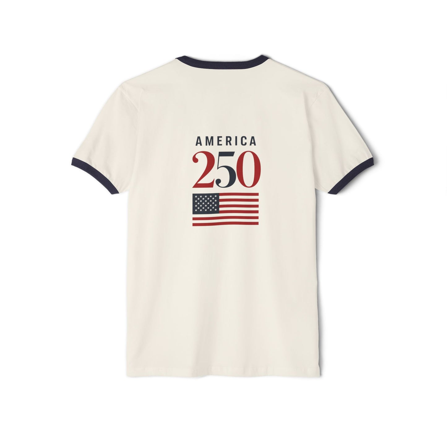 America 250 Blessed Unisex Cotton Ringer T-Shirt