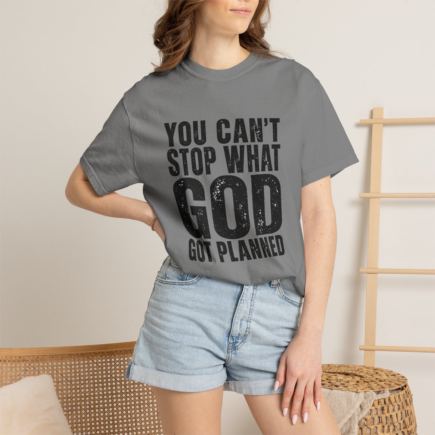BIG FROST "You Can't Stop What God Got Planned" DOUBLE SIDED Print T Shirt