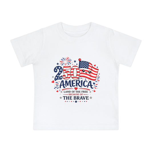 250 AMERICA Baby Short Sleeve T-Shirt