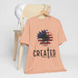 Created With A Purpose American Flag Sunflower T-Shirt