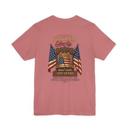 Leviticus 25:10 Tee – Minimalist Bible Verse Christian T-Shirt