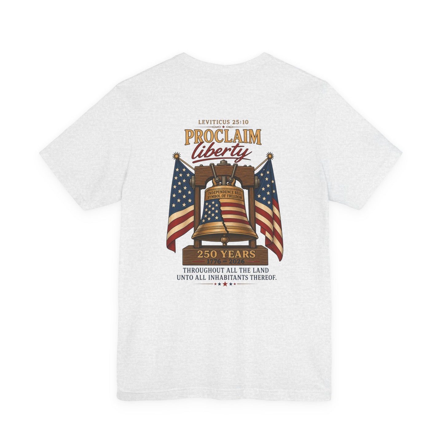 Leviticus 25:10 Tee – Minimalist Bible Verse Christian T-Shirt