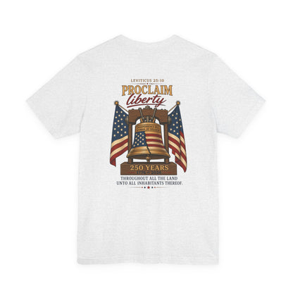 Leviticus 25:10 Tee – Minimalist Bible Verse Christian T-Shirt