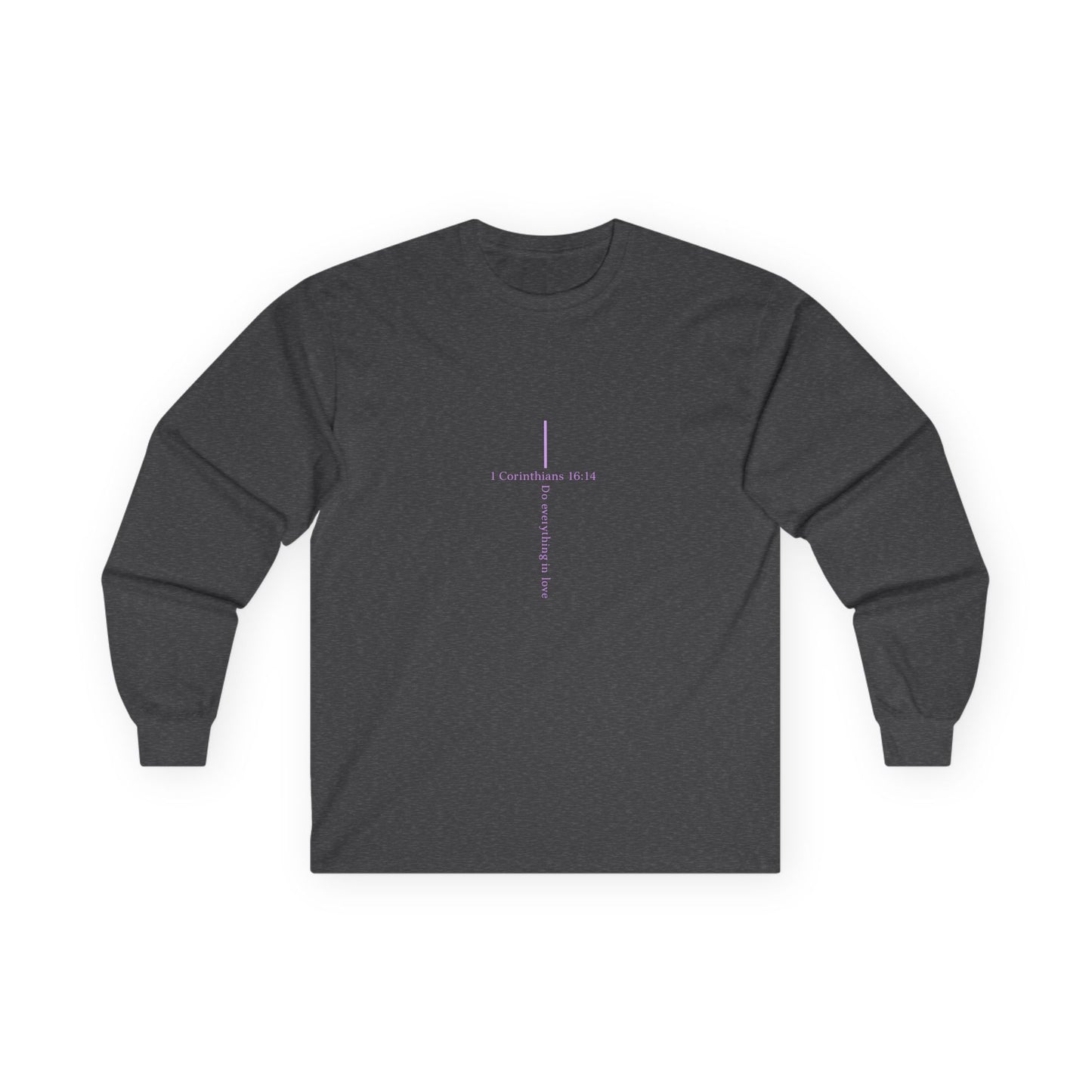 Inspirational Faith Long Sleeve Tee — "For I Know the Plans I Have for You"