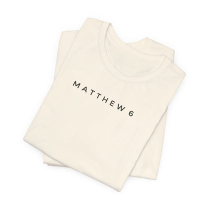Matthew 6 Prayer Cross Tee — Our Father Lord's Prayer Christian T-Shirt
