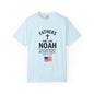 Patriotic Fathers Are Like Noah T-Shirt — "They Build Before the Storm Comes" (America 250)