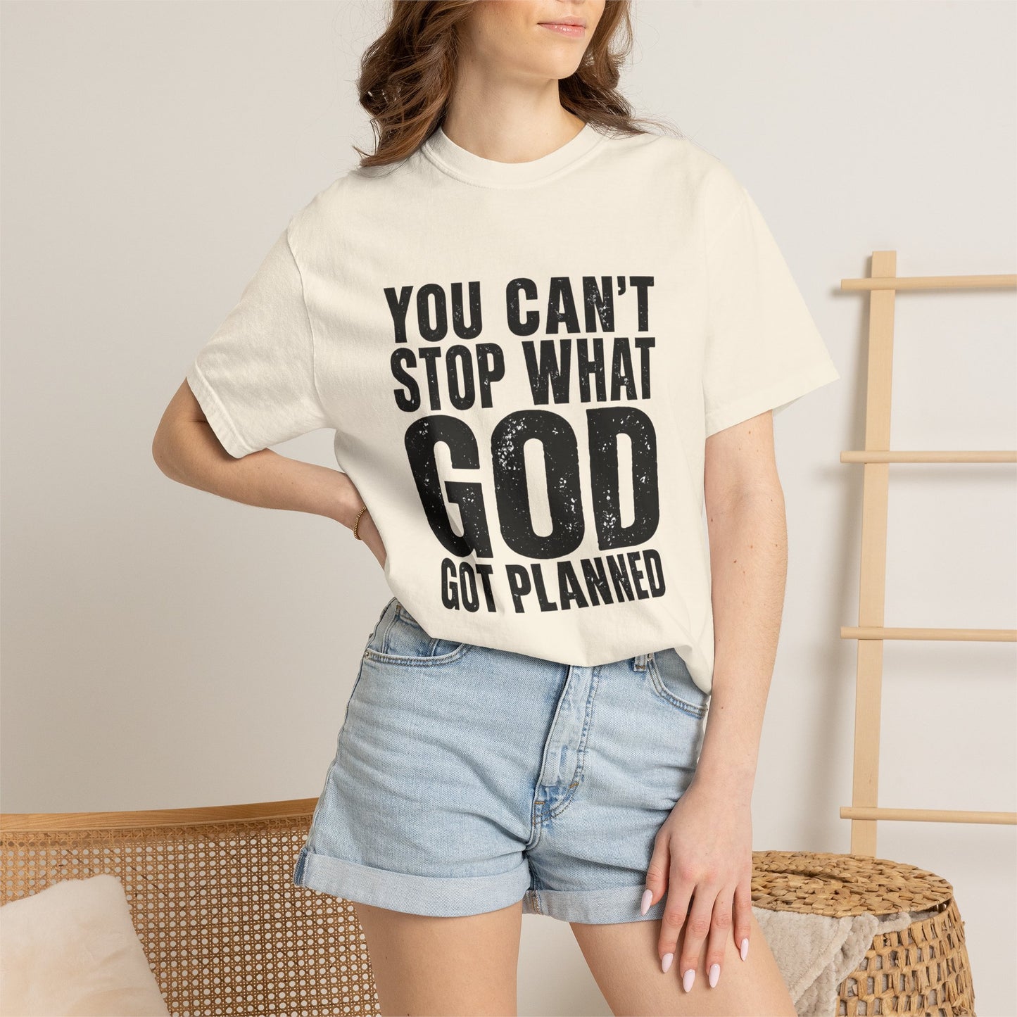 BIG FROST "You Can't Stop What God Got Planned" DOUBLE SIDED Print T Shirt