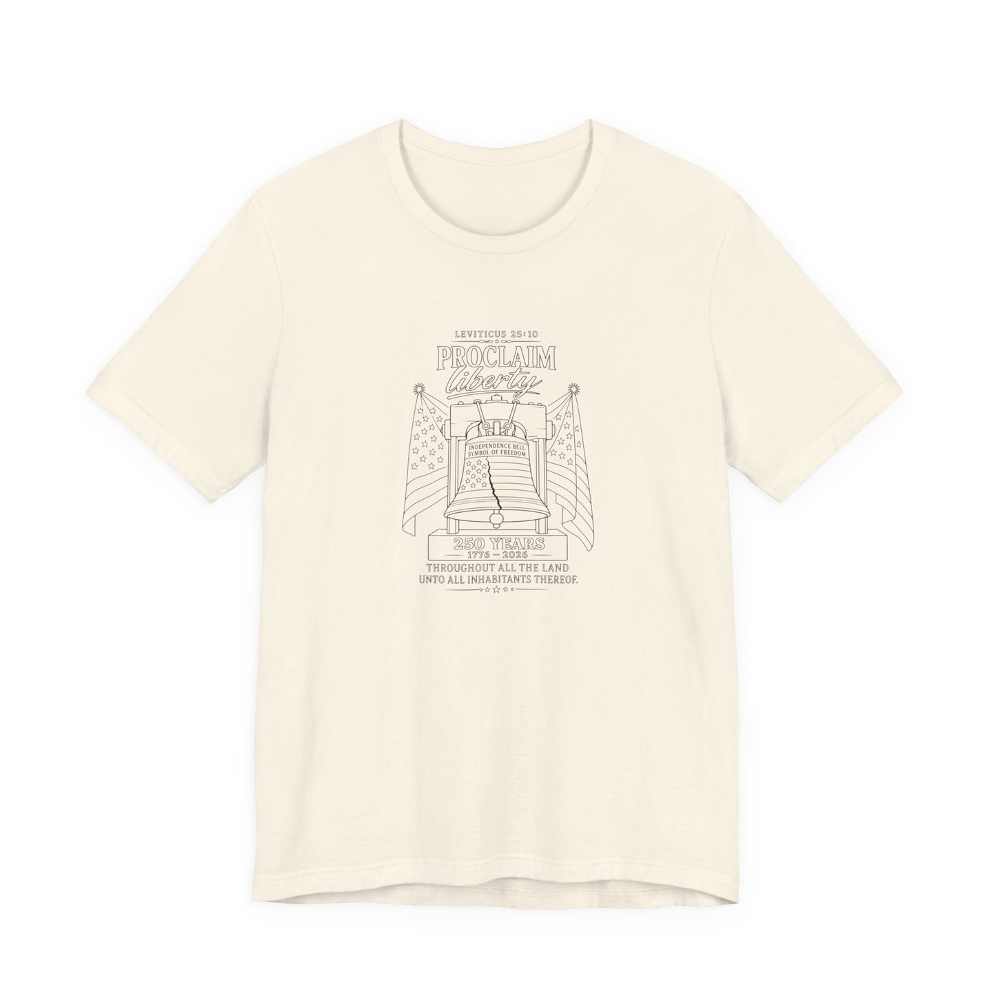 Leviticus 25:10 Tee – Minimalist Bible Verse Christian T-Shirt