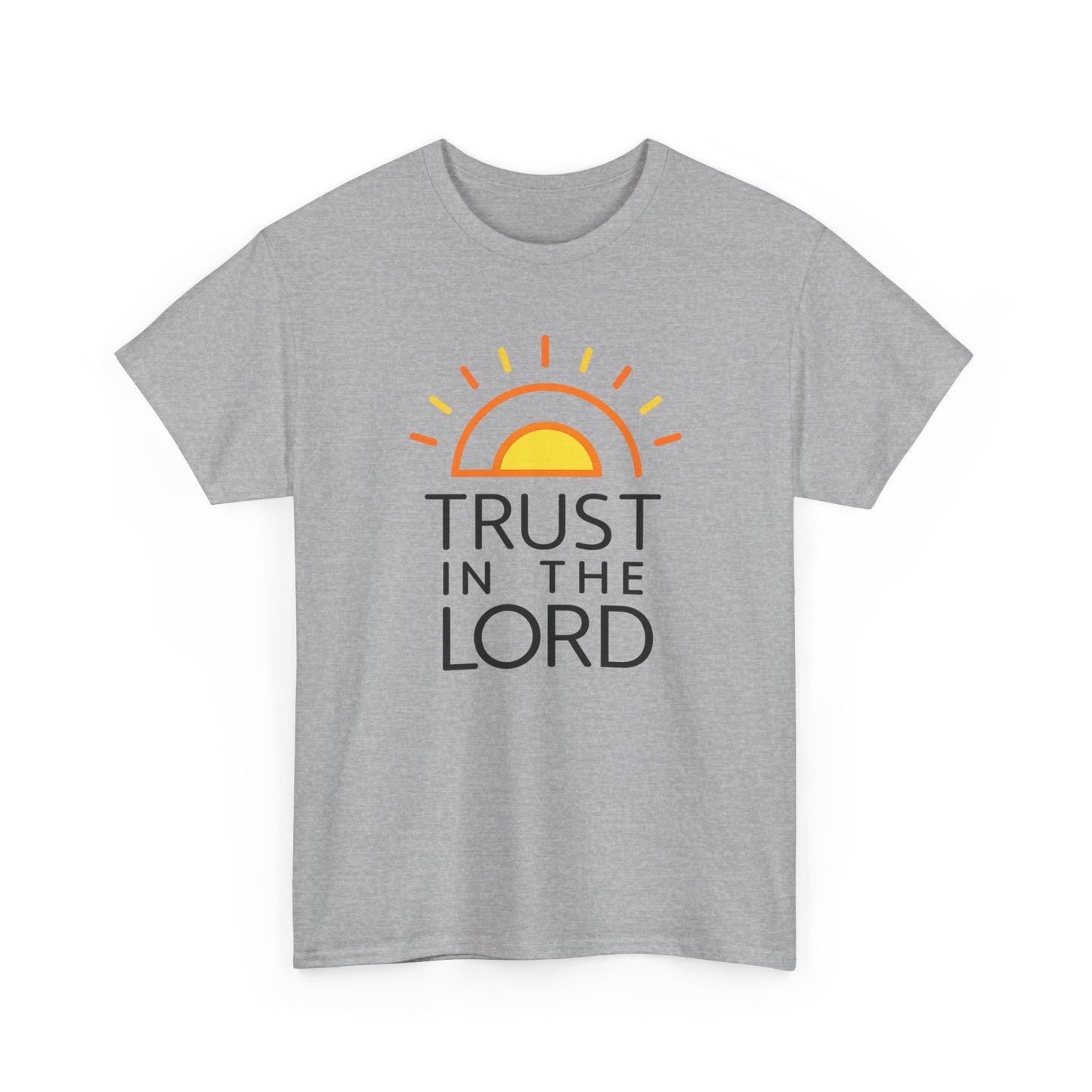 Trust in the Lord T-Shirt — Christian Sunrise Faith Tee