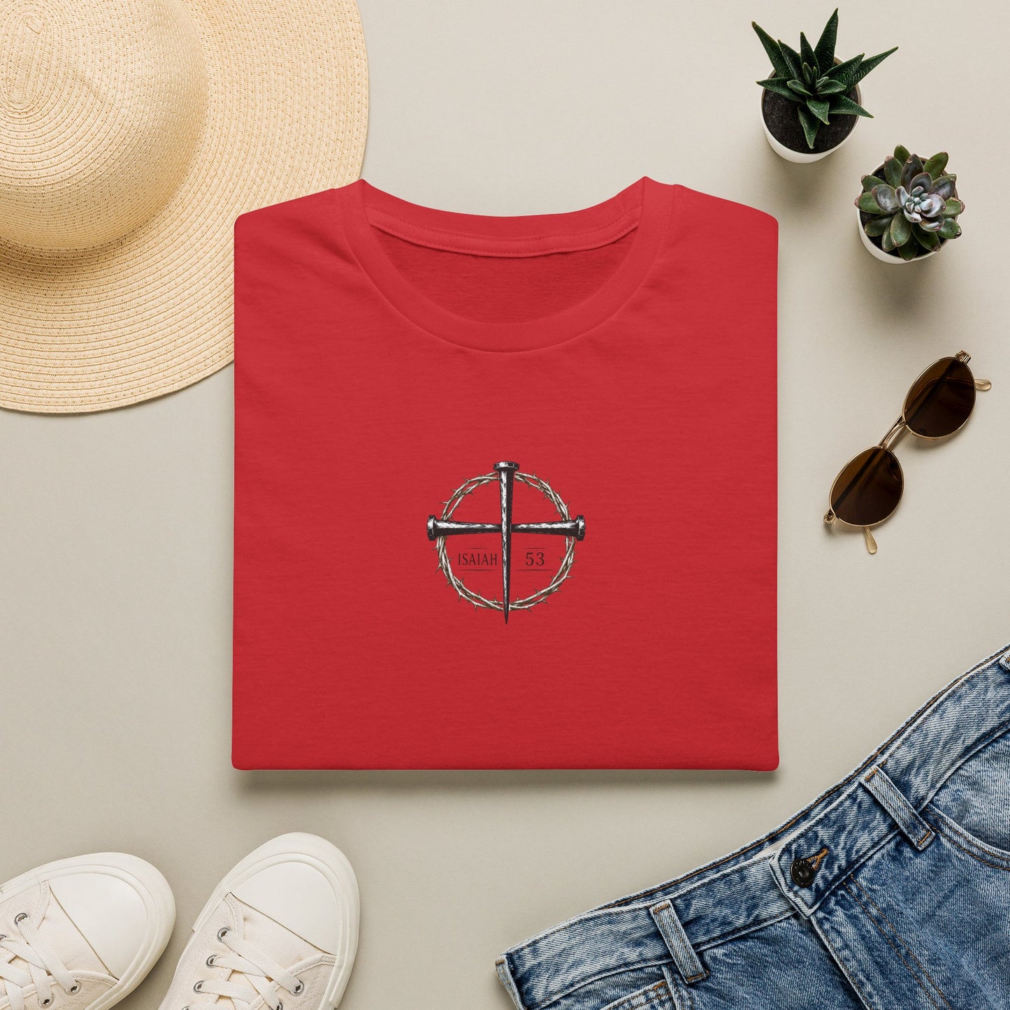 Isaiha 53 Cross & Thorns T-Shirt