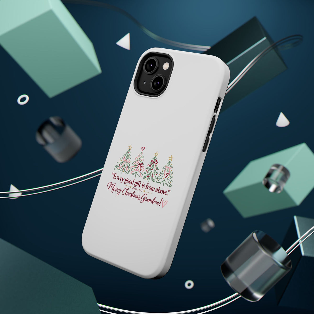 Christmas Grandma Phone Case — “Every good gift is from above” Magnetic Impact-Resistant Case