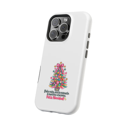 Spanish| Christmas Tree Phone Case - "Feliz Navidad" Spanish Holiday Magnetic Impact-Resistant Case