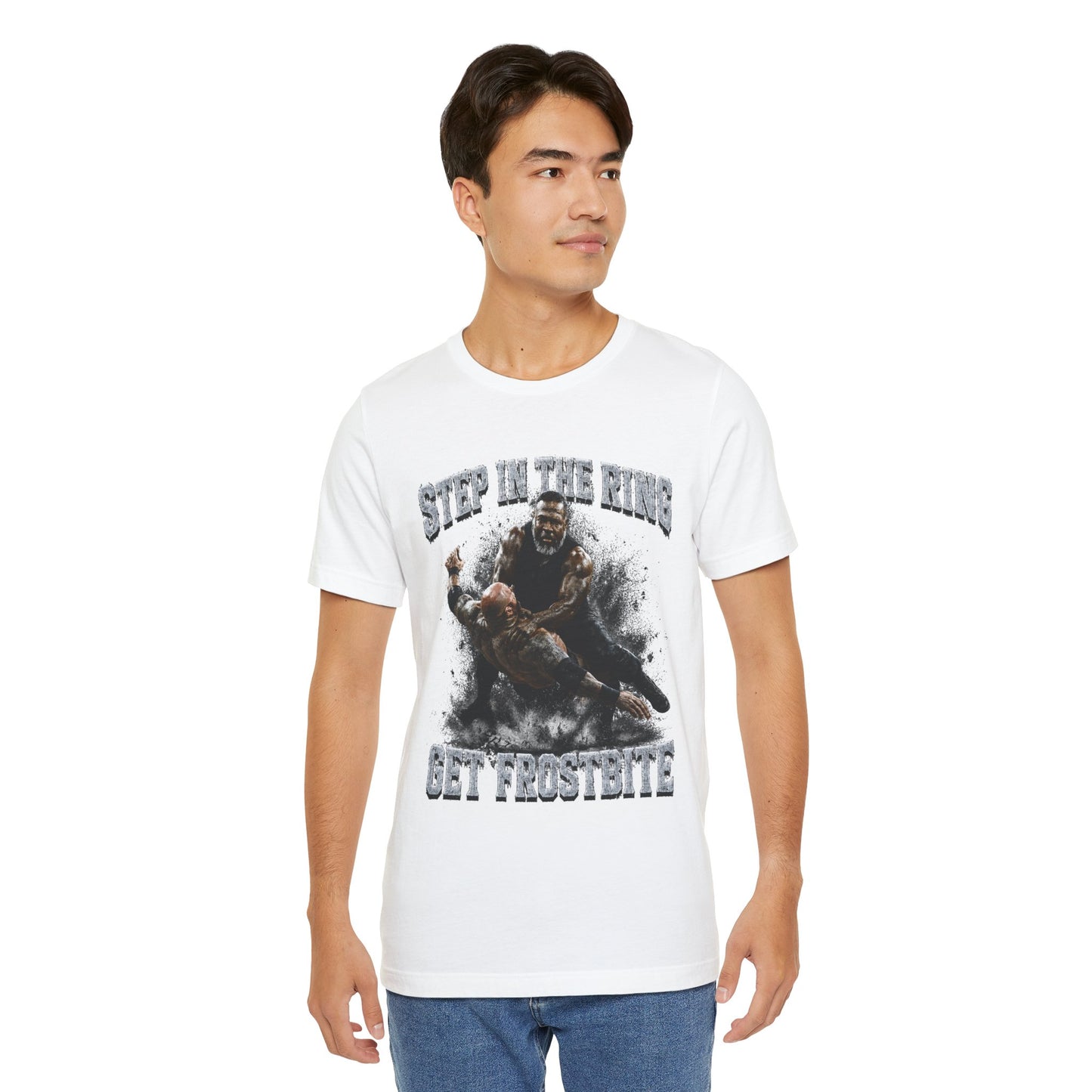BIG FROST  T Shirt |  Step In The Ring Get Frostbite Boxing T-Shirt — Fighter Graphic Tee