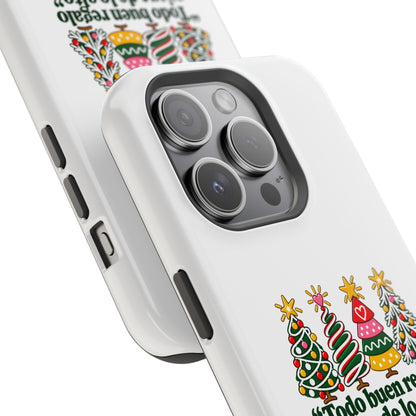 Christmas Grandma Phone Case — “Todo buen regalo viene de lo alto” Magnetic Impact-Resistant Case
