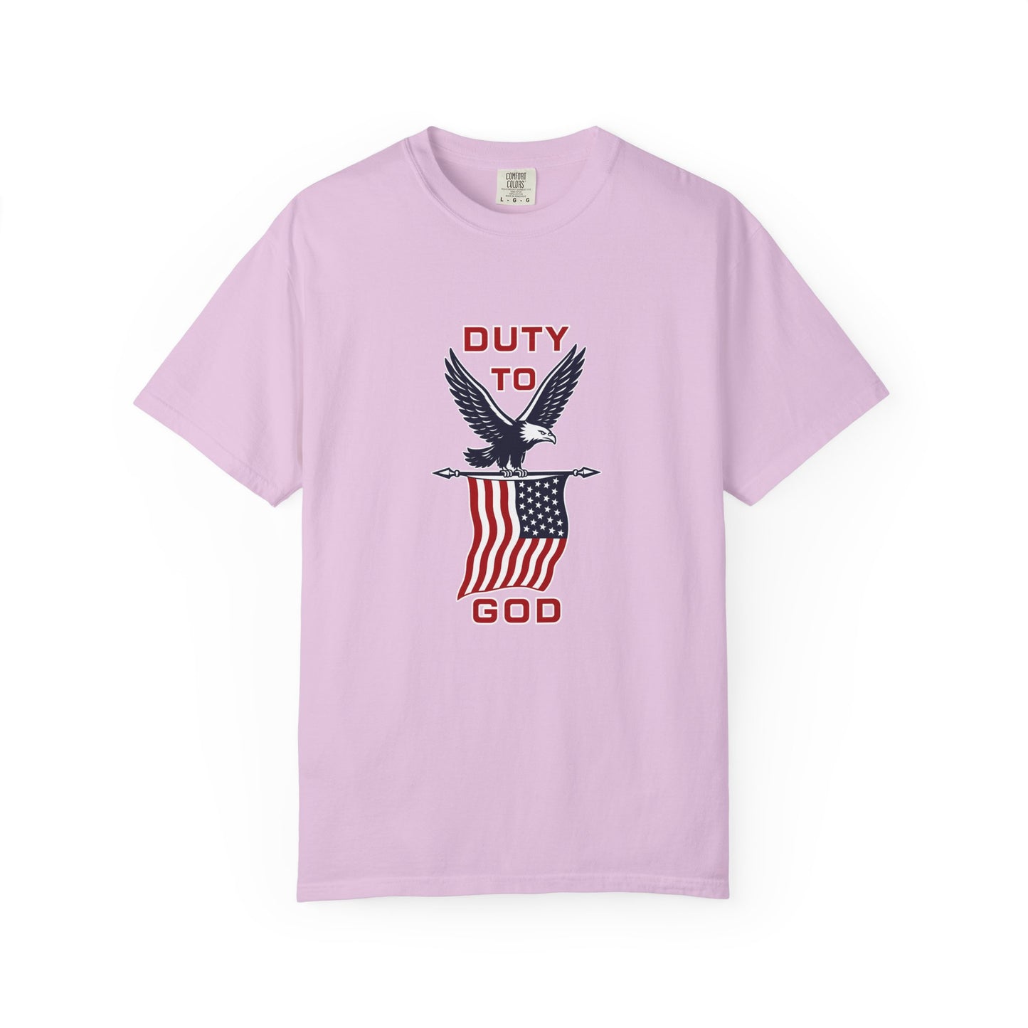 Duty to God Eagle American Flag T-Shirt