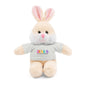 Jesus Rainbow Tee Teddy Bear - Plush Stuffed Animal with Faith Shirt