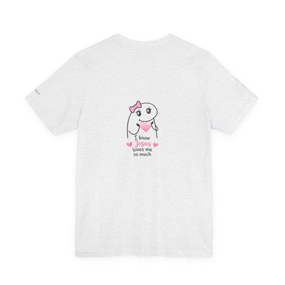 Christian Kids Tee — Cute Tooth Fairy Design with “I Know Jesus Loves Me So Much”
