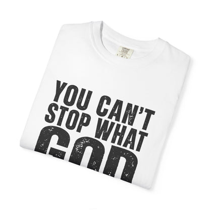BIG FROST "You Can't Stop What God Got Planned" DOUBLE SIDED Print T Shirt
