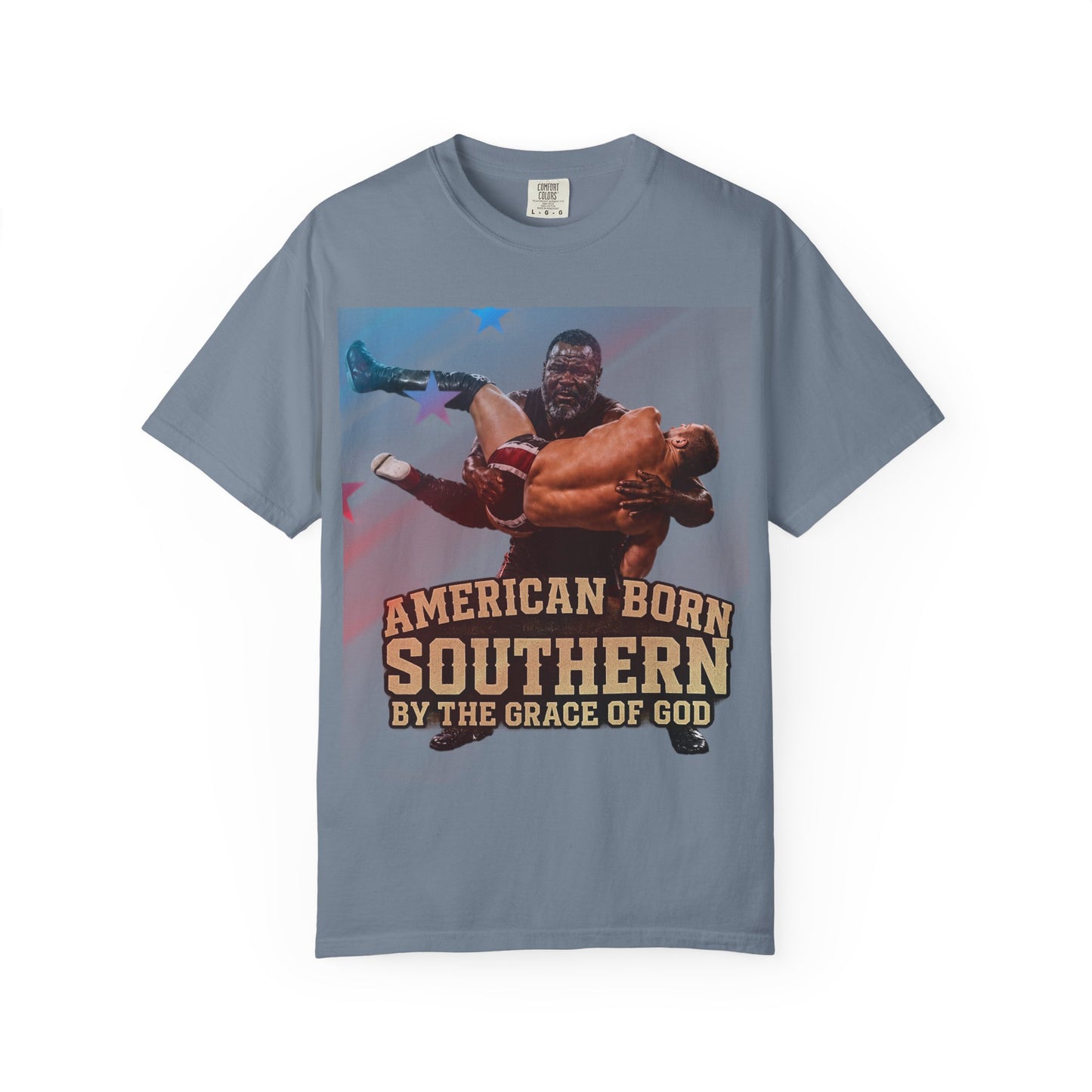 Southern Born T-Shirt — "American Born Southern by the Grace of God" Graphic Tee