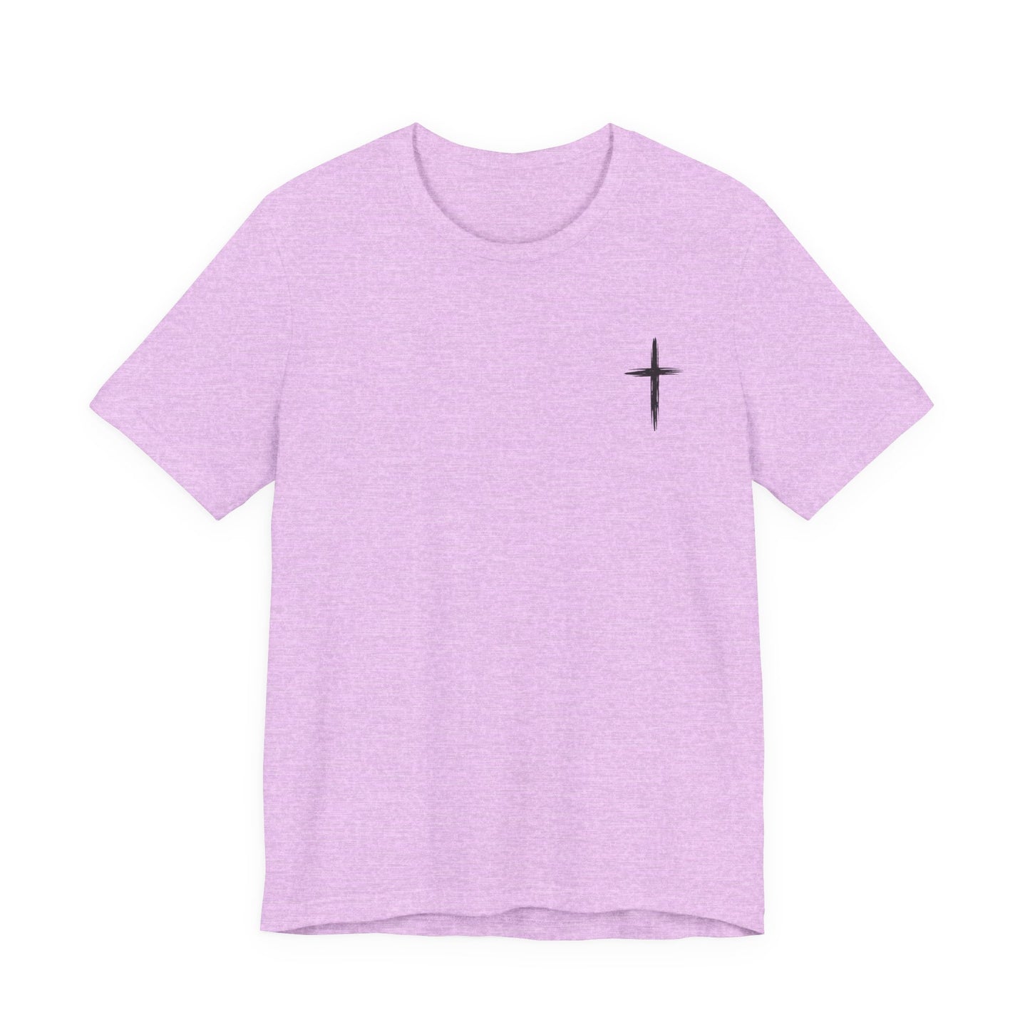 Christian Cross T-Shirt — “By His Wounds We Are Healed” Isaiah 53:5 Inspirational Tee