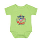 Baby Bodysuit – "My First 4th of July" Patriotic Infant Onesie