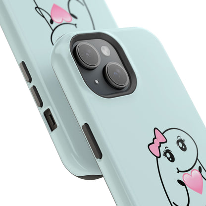 Christian Cute Heart Phone Case — "I Know Jesus Loves Me So Much" Magnetic Impact-Resistant Case