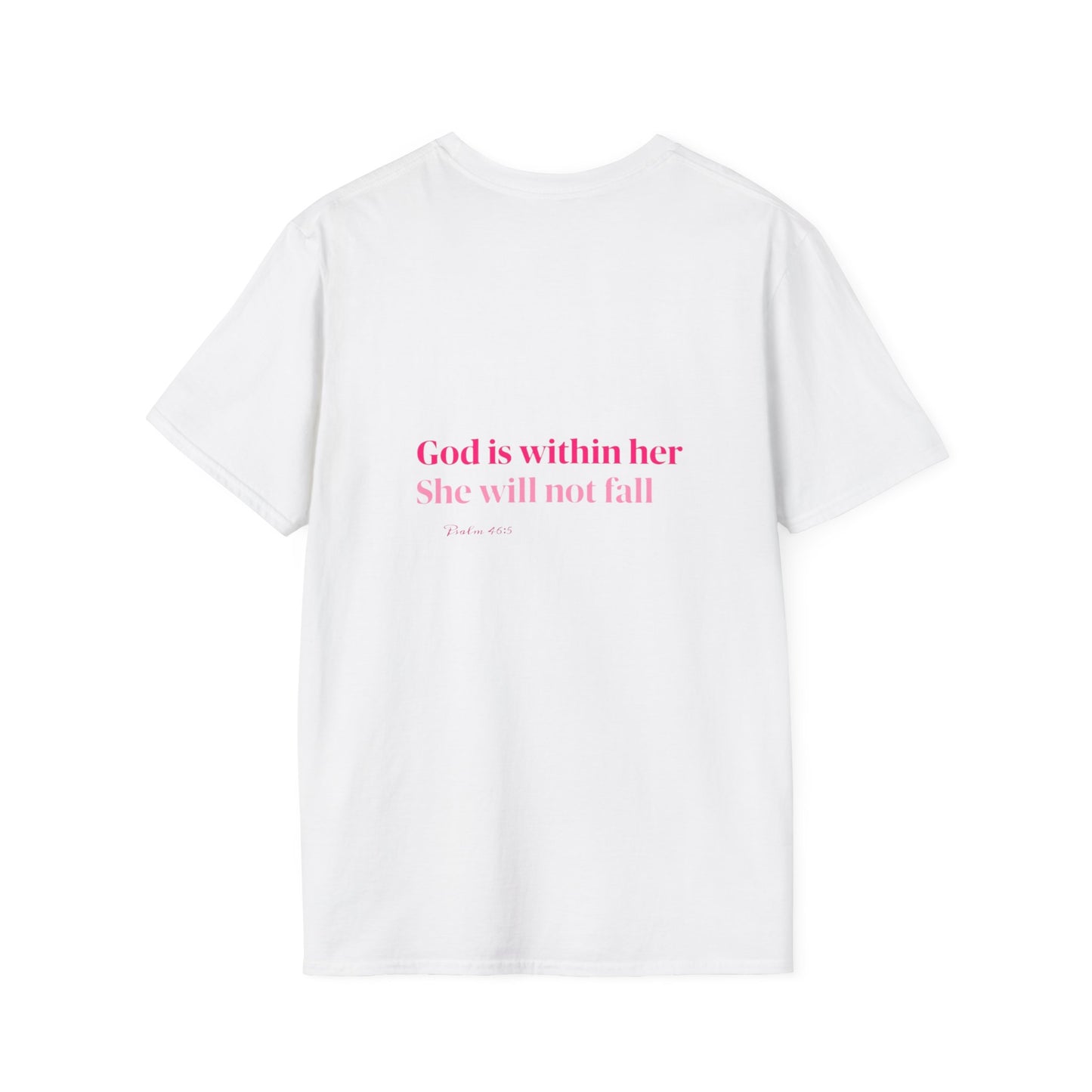 Christian Inspirational T-Shirt — “I am a child of God” Pink Scripture Tee