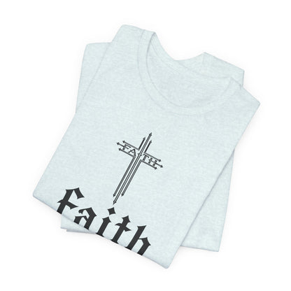 Faith Over Fear T-Shirt — Psalm 56:3 Cross Christian Tee