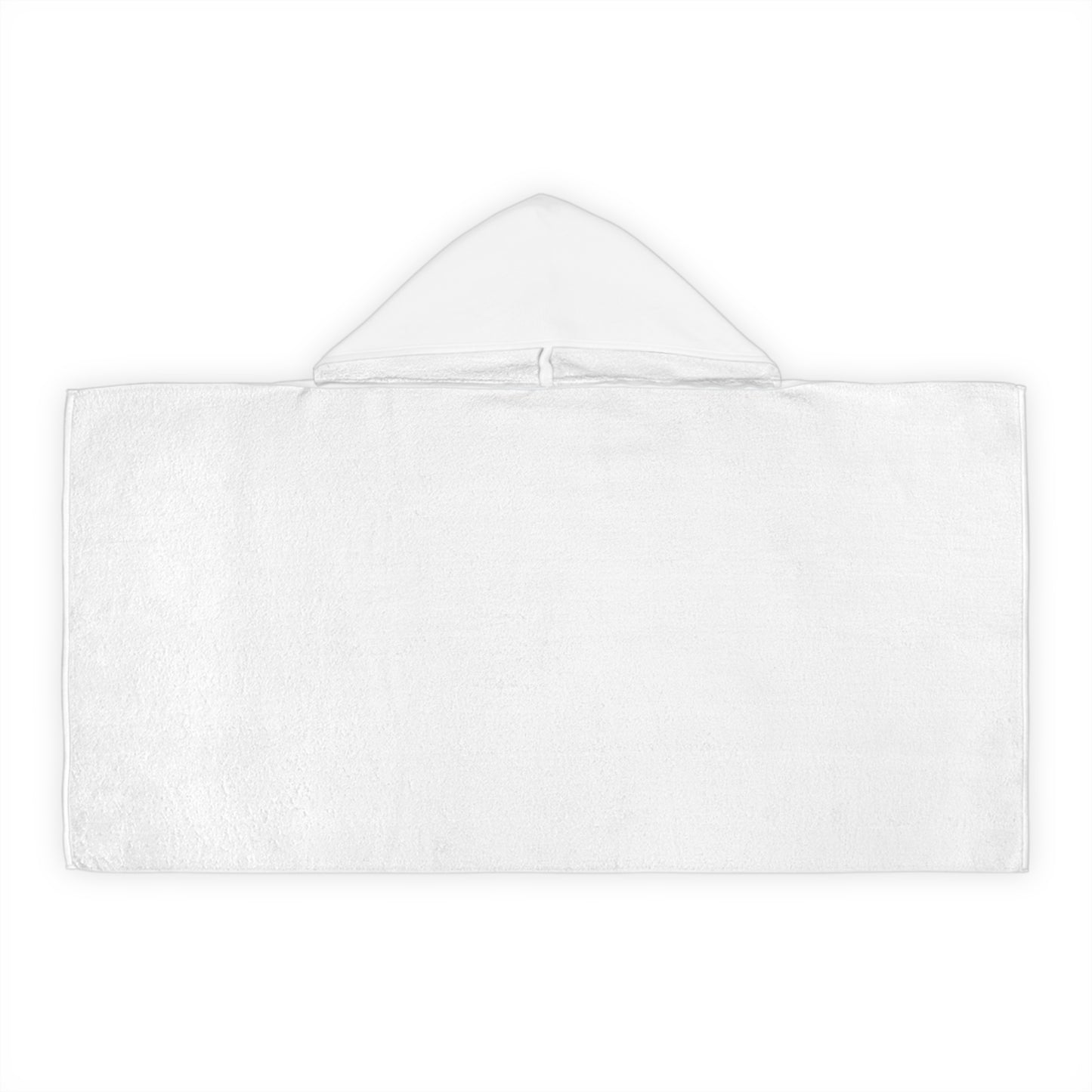 Youth Hooded Towel — "Jesus" Script with Hearts | Christian Bath & Beach Towel for Kids