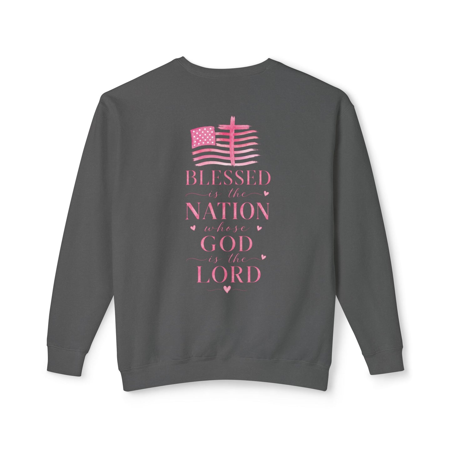 I Can Do All Things Crewneck Sweatshirt — Christian Faith & Patriotic Blessings Design