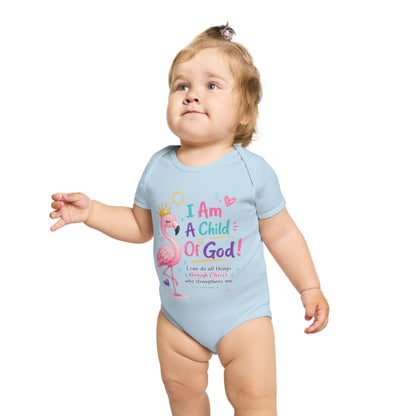 Baby Short Sleeve Bodysuit — "Baby" Text Infant Onesie