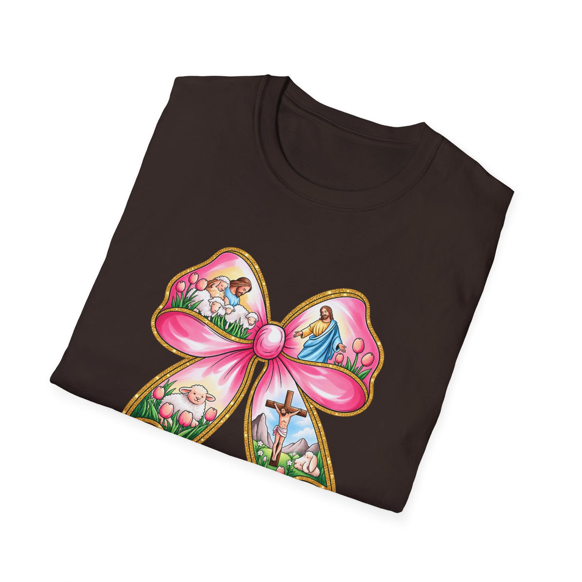 Give It to God Bow T-Shirt — Christian Faith Inspirational Tee