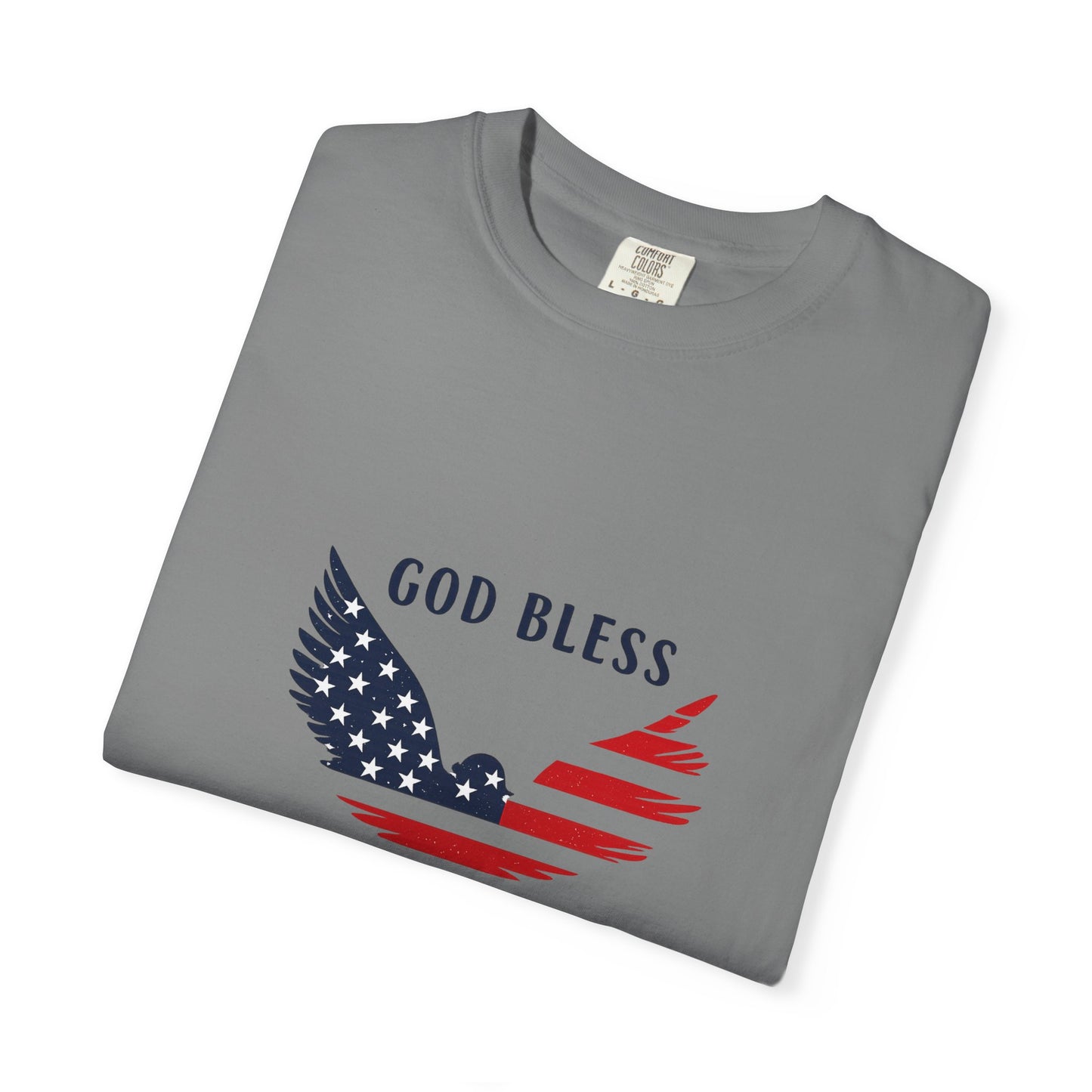 God Bless America Eagle T-Shirt — Patriotic USA Flag Tee