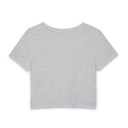 Women’s Baby Tee — “My Cup Overflows With Blessings” Psalms 23:5 Christian Graphic Tee