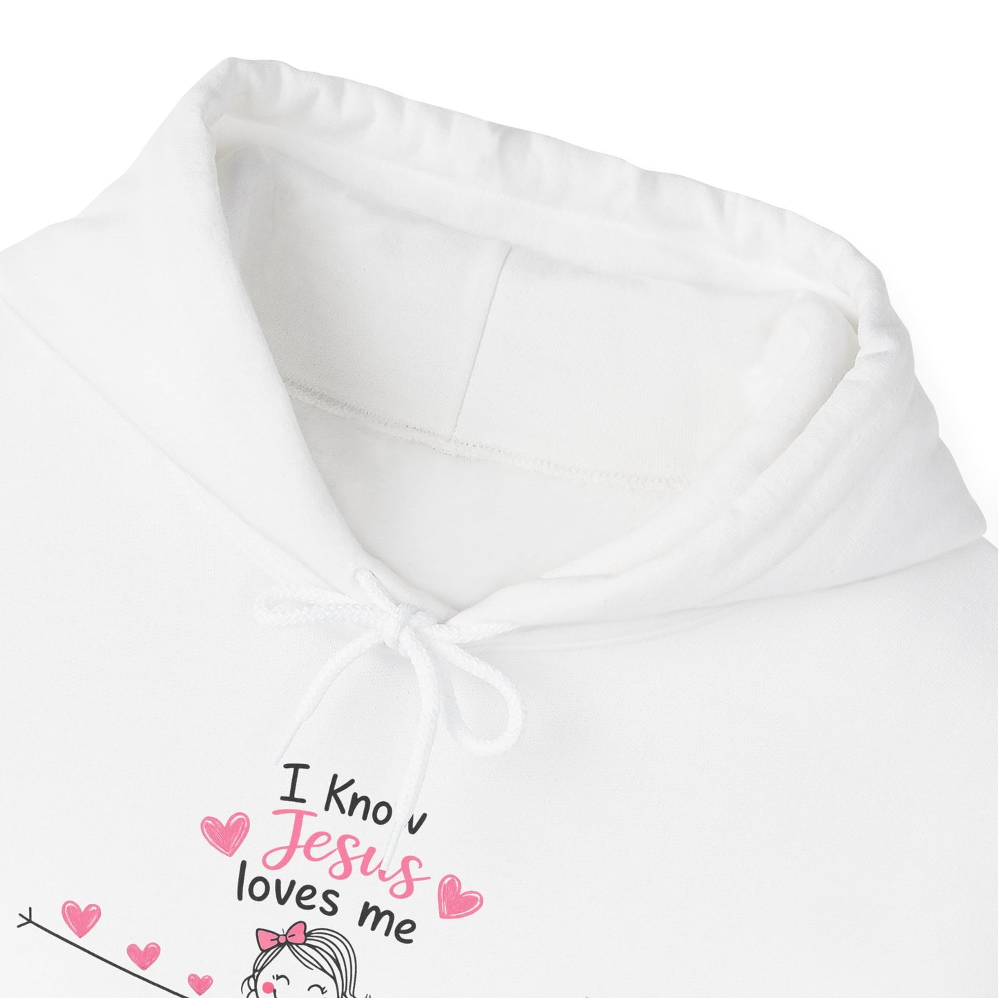 Christian Hoodie — "Be Still and Know" Inspirational Girls' Faith Sweatshirt