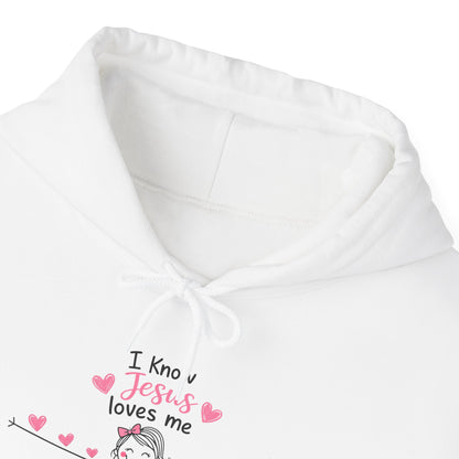 Christian Hoodie — "Be Still and Know" Inspirational Girls' Faith Sweatshirt
