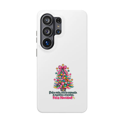 Spanish| Christmas Tree Phone Case - "Feliz Navidad" Spanish Holiday Magnetic Impact-Resistant Case