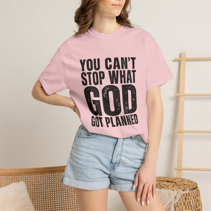 BIG FROST "You Can't Stop What God Got Planned" DOUBLE SIDED Print T Shirt