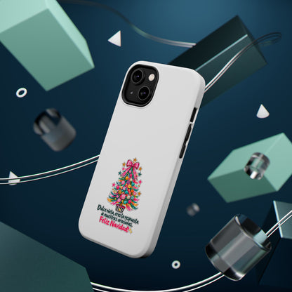 Spanish| Christmas Tree Phone Case - "Feliz Navidad" Spanish Holiday Magnetic Impact-Resistant Case