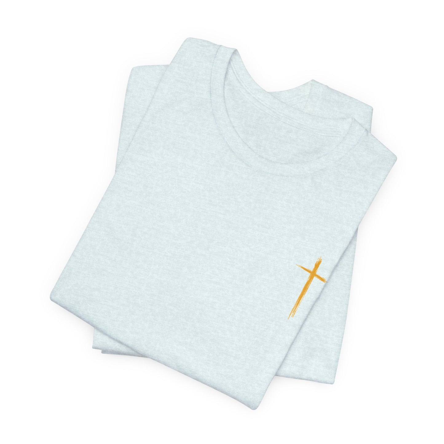 Christian Cross T-Shirt — "Do Not Be Deceived, Bad Company Ruins Good Morals" (1 Corinthians 15:33)