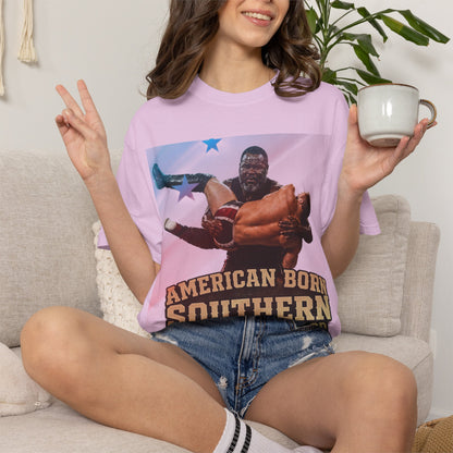 Southern Born T-Shirt — "American Born Southern by the Grace of God" Graphic Tee