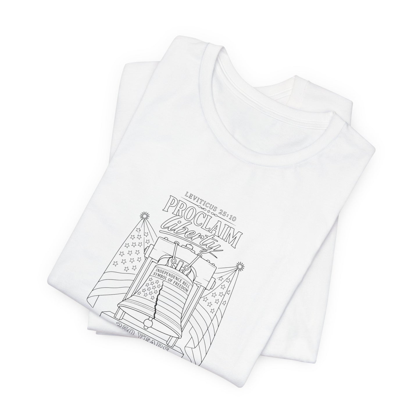 Leviticus 25:10 Tee – Minimalist Bible Verse Christian T-Shirt