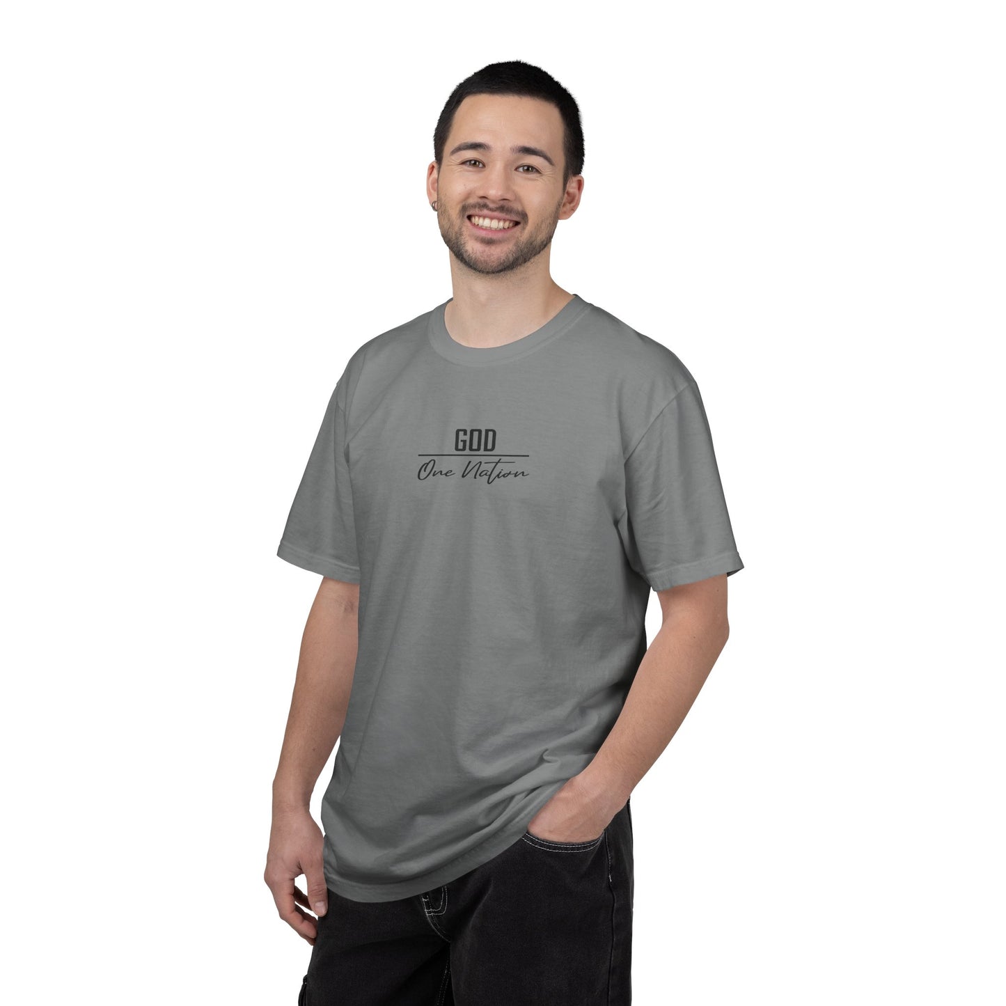 Jesus Is The Way T-Shirt — “God One Nation” Christian Faith Tee (John 14:6)