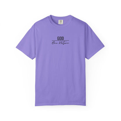 Jesus Is The Way T-Shirt — “God One Nation” Christian Faith Tee (John 14:6)