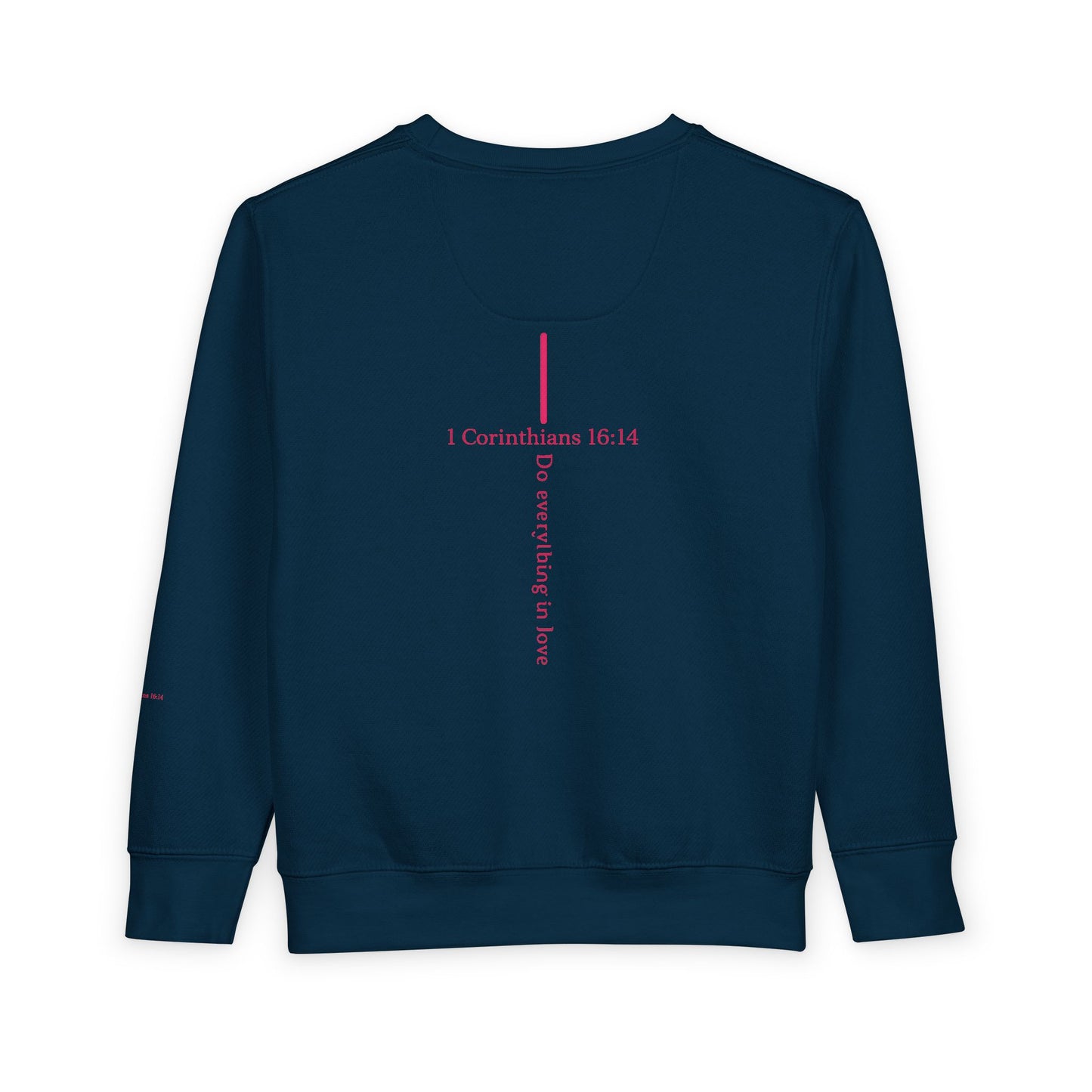 Toddler Sweatshirt — "I Roll With Jesus" Christian Toddler Tee